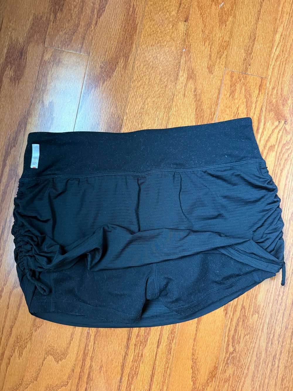 Albion Black Active Skirt with Built-In Brief